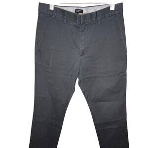 Banana Republic Mens Alden Slim Fit Gray Chino Pants 31x30